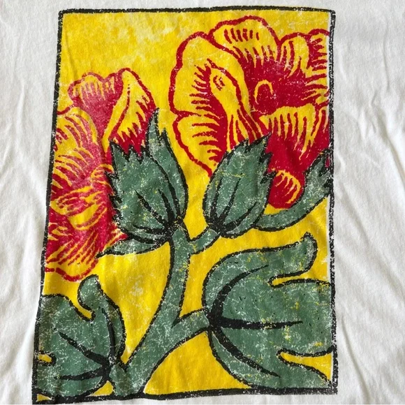 Urban Outfitters Future State Floral Tee T Shirt Size Small - Picture 3 of 4